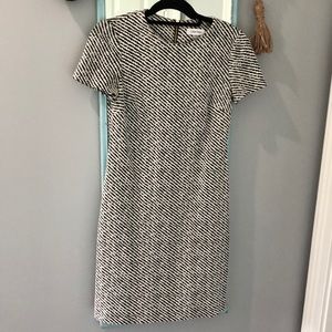 Calvin Klein Size 2 work casual dress striped